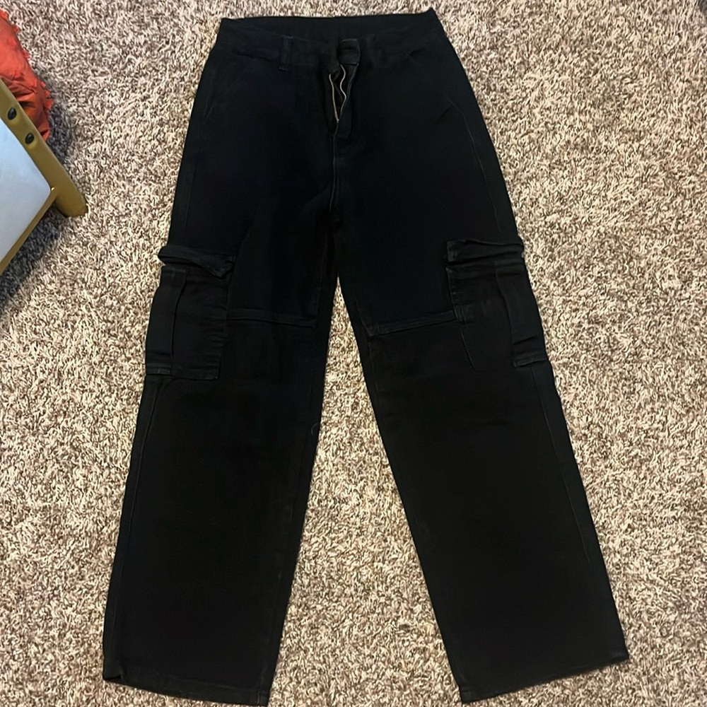 Black Cargo Pants
